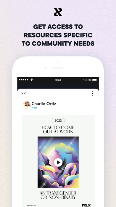 FOLX Community Platform screenshot
