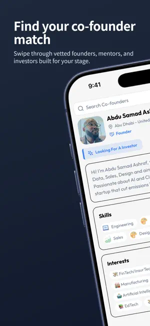 CoHub42: Startup Co-founder screenshot 1