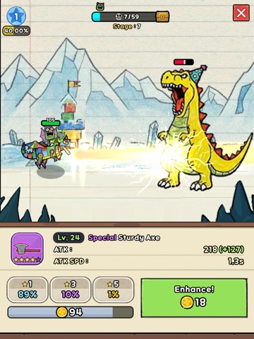 Crayonz : Lucky Defense Game iPad screenshot
