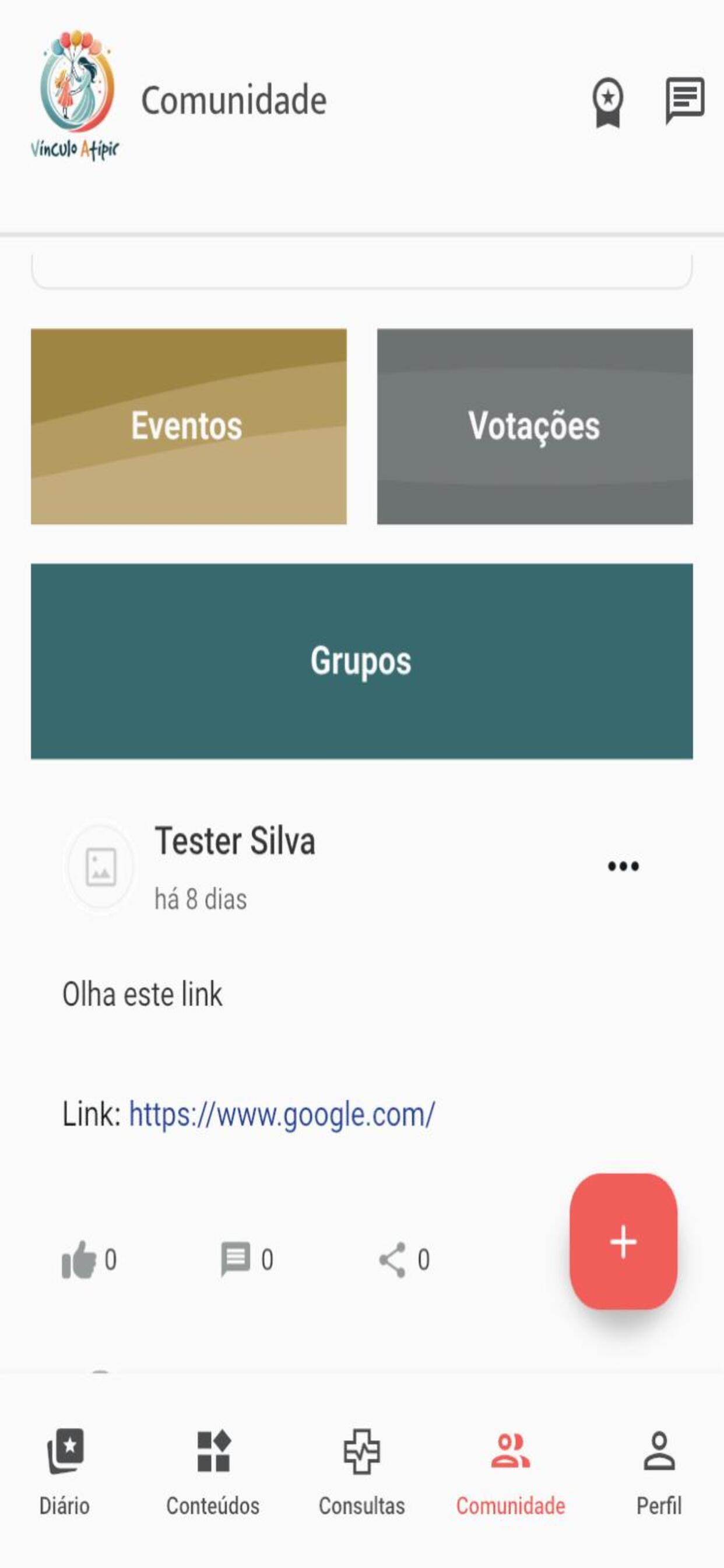 Vínculo Atípico Familiar screenshot 3