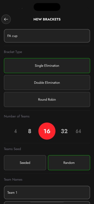 Bracket Maker: Tournament App Screenshot 2 of 4