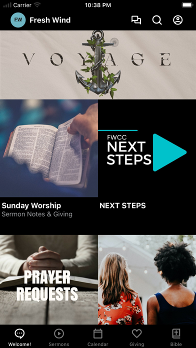 Fresh Wind Christian Community iPhone screenshot 1 - Education app