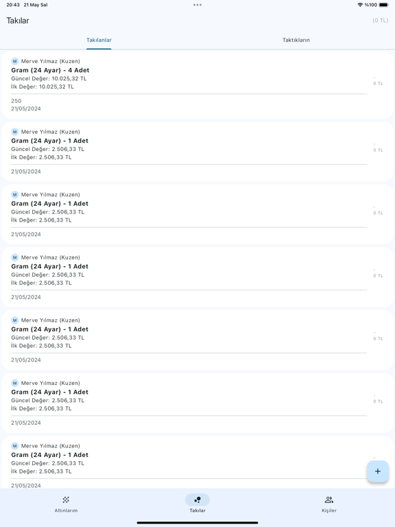 Screenshot #5 pour Altınım: Altın ve Takı Takibi