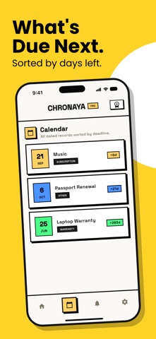 Chronaya: Deadline Tracker Screenshot 3 of 5
