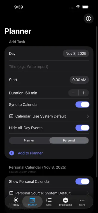 MindAnchor - ADHD Planner screenshot 4