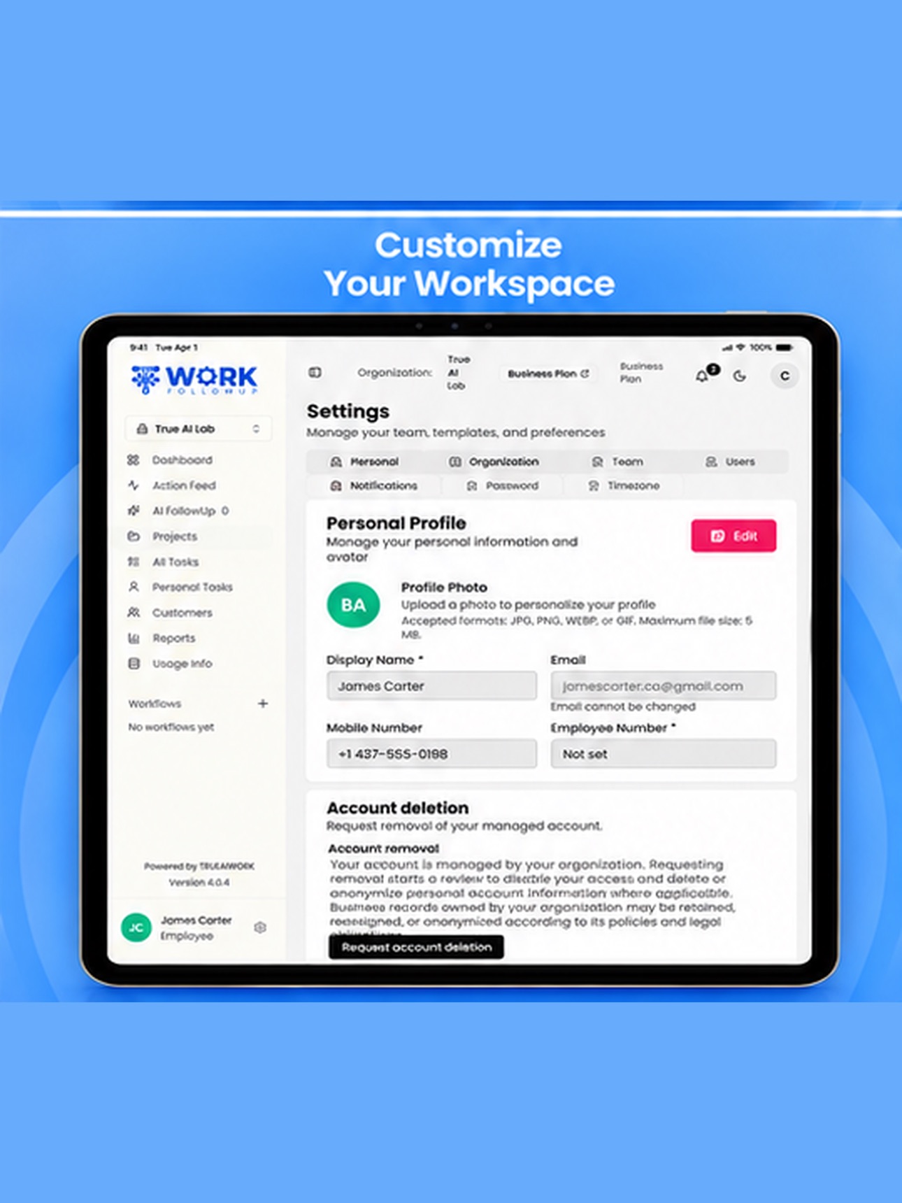 Screenshot 11 of FollowUp by TrueAIWork