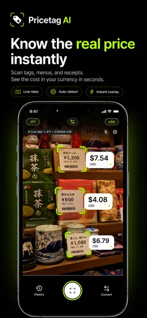 Pricetagr: Scan & Convert screenshot 1