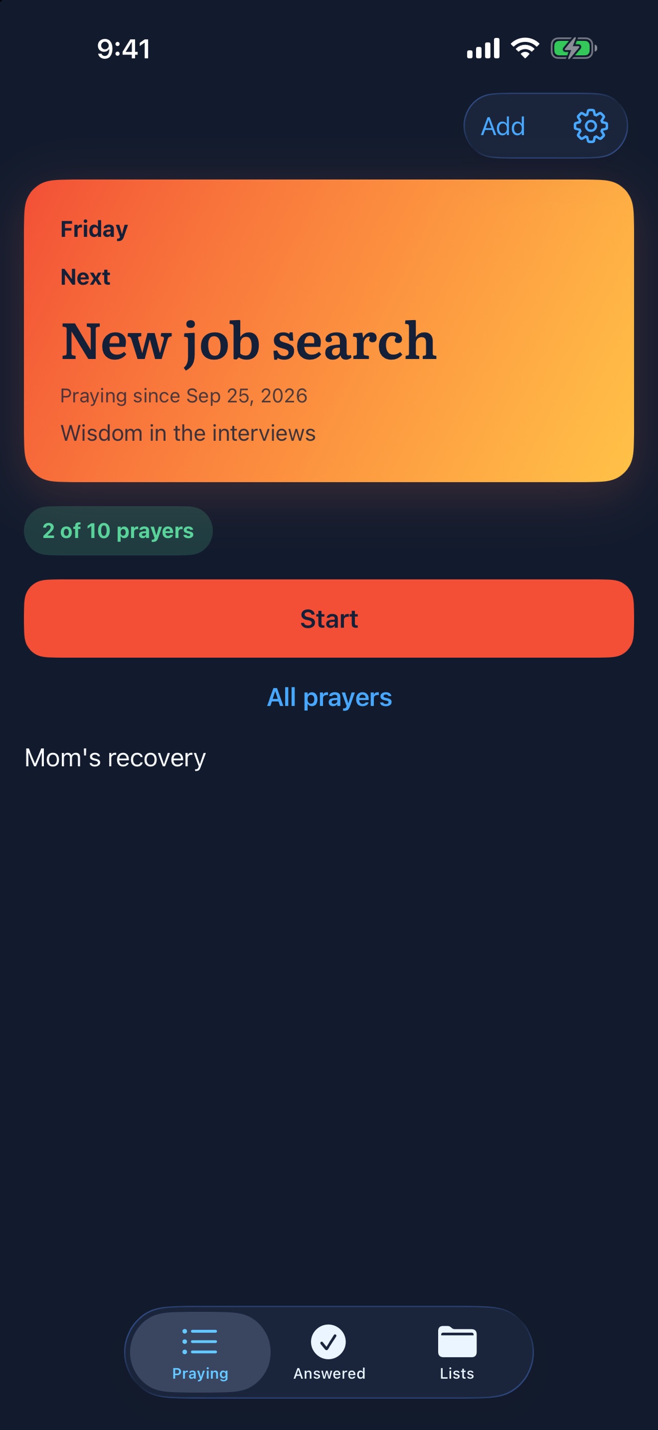 Screenshot 5 of Pilgrim: Prayer List