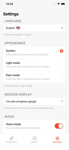 Bloc: Custom workout timer iPhone screenshot