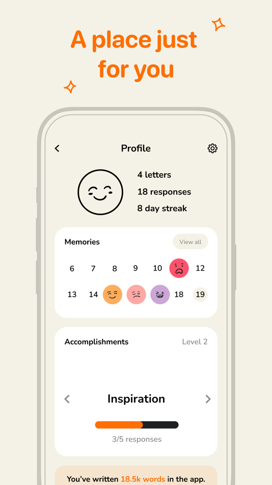 #5. Sincerely - Off My Chest (iOS) By: MWM