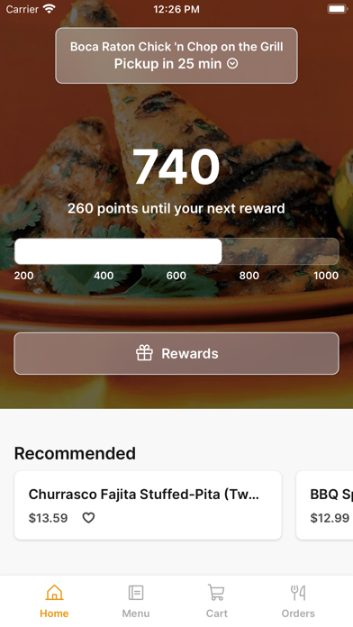 Chick 'n Chop iPhone screenshot 1 - Food & Drink app