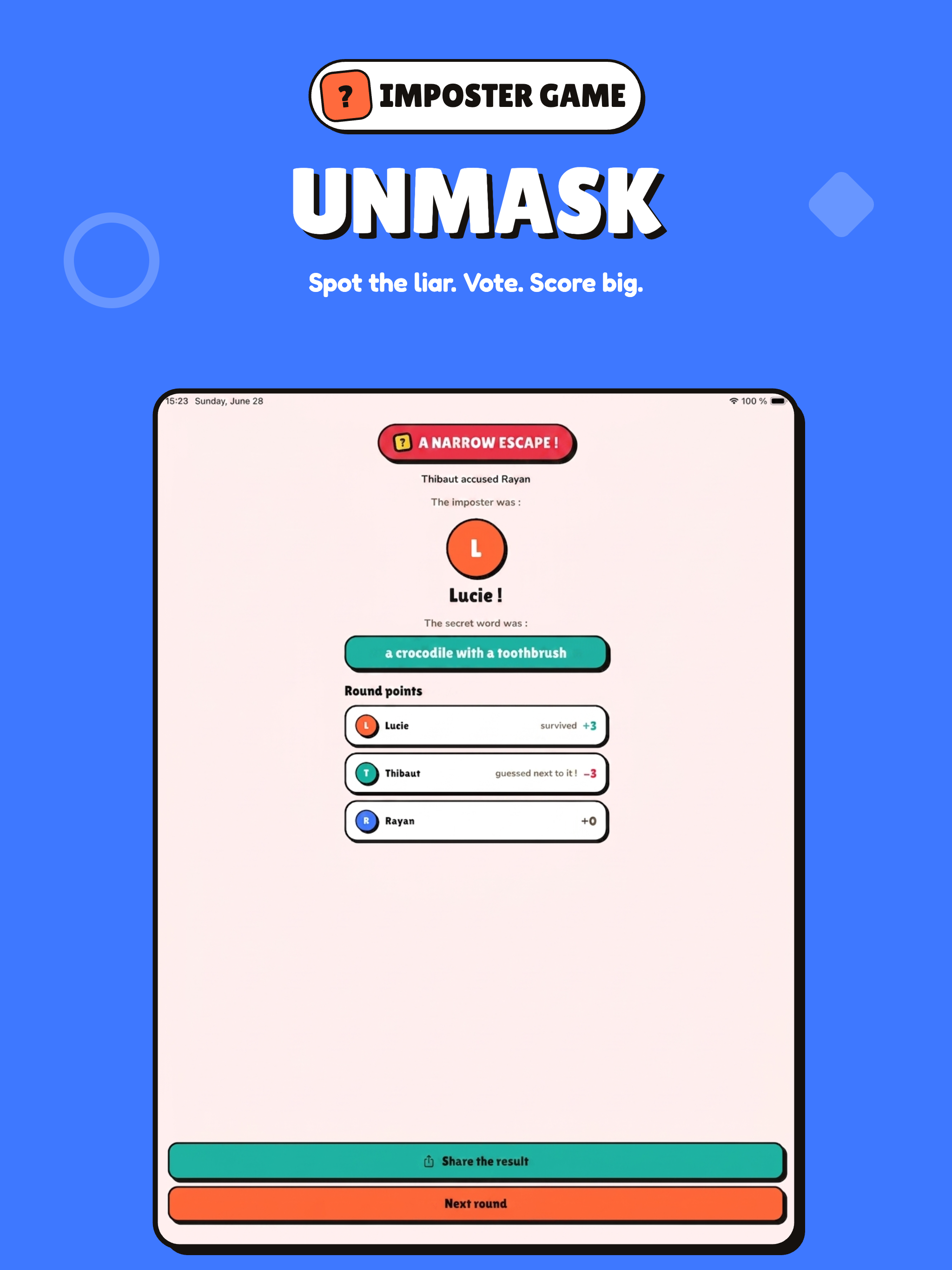 Imposter Party: Draw & Guess screenshot 10