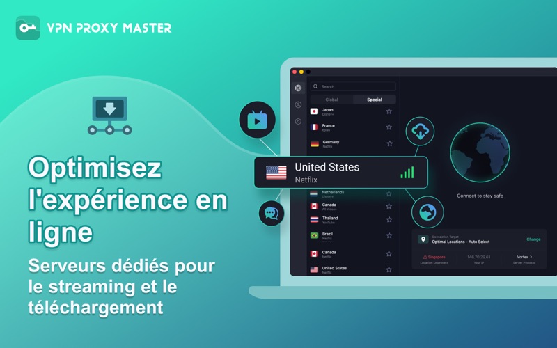 Screenshot #3 pour VPN Proxy Maste® Unlimited VPN
