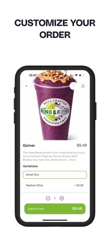 Rind & Grind iPhone screenshot