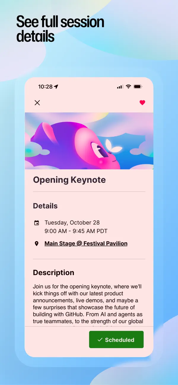 #3. GitHub Universe (iOS) By: GitHub