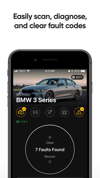 OBDeleven Car diagnostics app Screenshot
