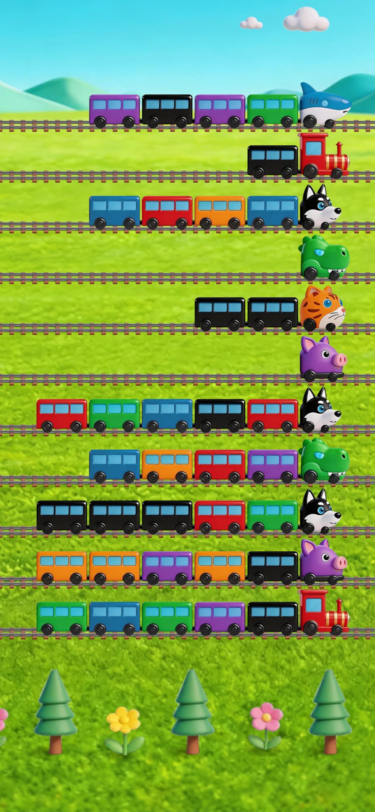 Color Train Sort Puzzle screenshot 3