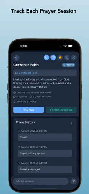 Project 4:6 - Prayer Tracker screenshot 4