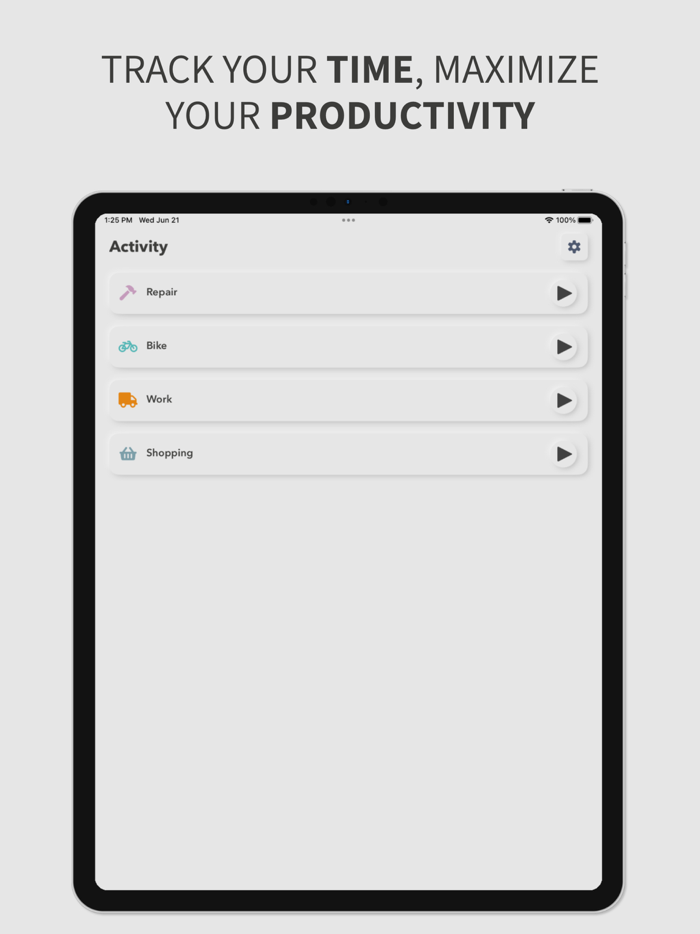 Trackly Time Tracker  Focus