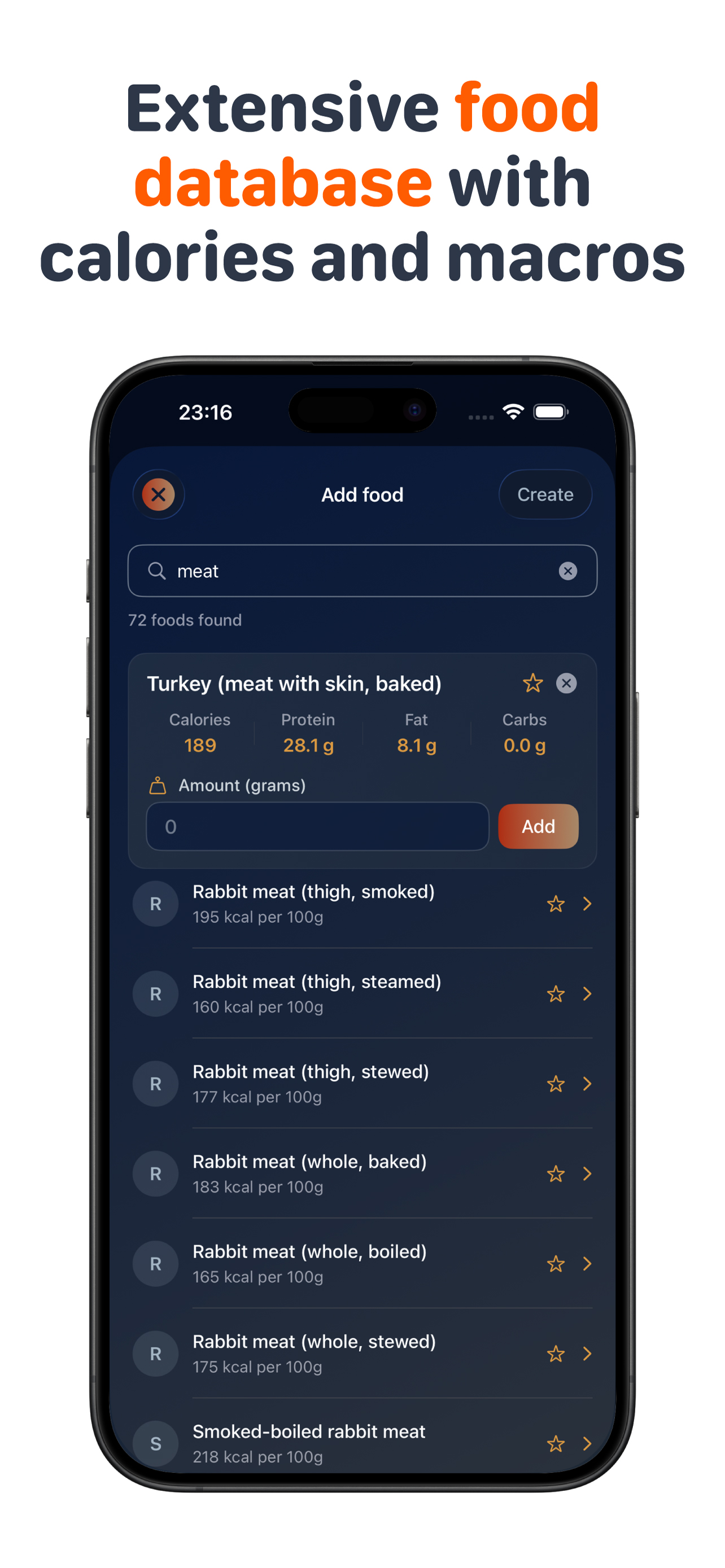 FoodBite – track your calories screenshot 3