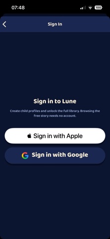 Lune: Interactive Stories iPhone screenshot