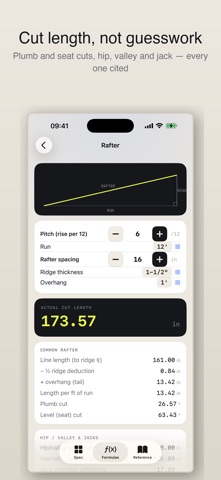 Kerf Construction Calculator のスクリーンショット