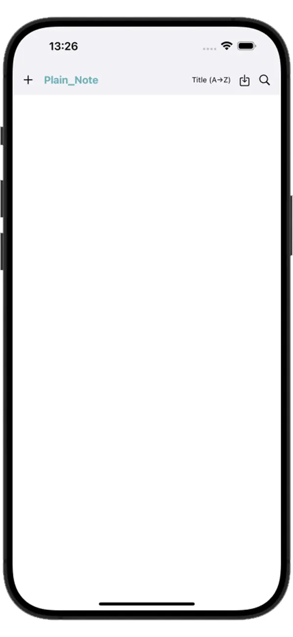 #1. Plain_Note (iOS) Ved: Sun Min Park