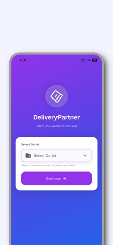 HAL Delivery App screenshot