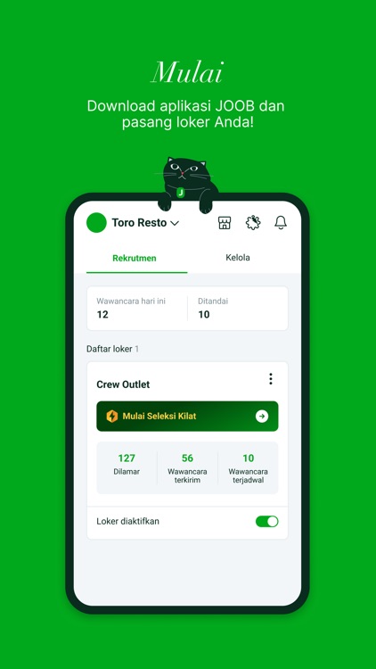 JOOB Perusahaan: Rekrut