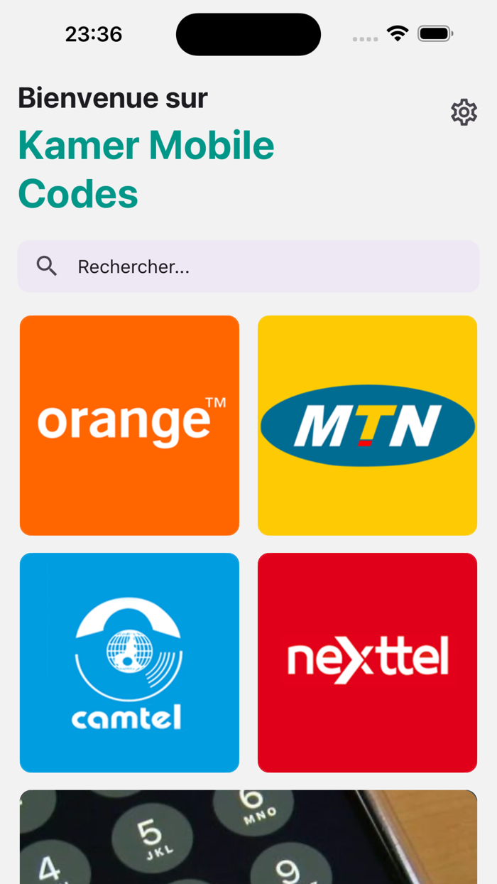 Kamer Mobile Codes