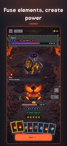 Fusaria: Deck Building Game iPhone screenshot