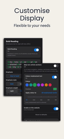 Bold Reading iPhone screenshot