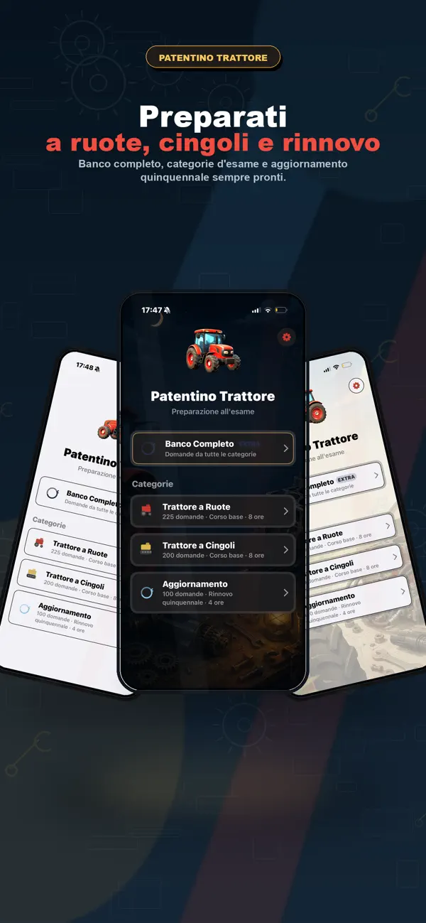 Screenshot #1 pour Patentino Trattore