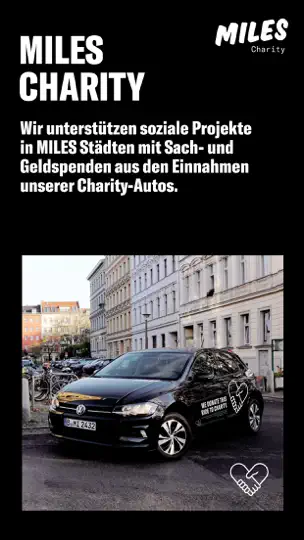 Screenshot von MILES Carsharing & Vansharing auf dem iPhone 7