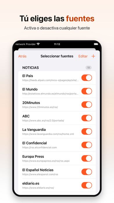 España Noticias screenshot