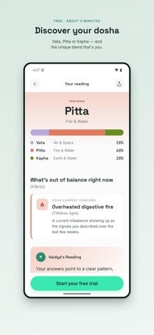 InnerVeda: Ayurveda Dosha Quiz Screenshot 2 of 6