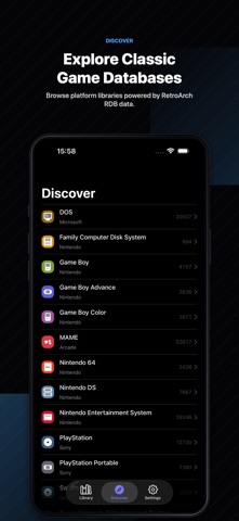 RetroGo - Retro Game Emulator iPhone screenshot