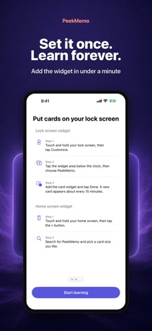 PeekMemo: Lock Screen Cards Screenshot 7 of 10