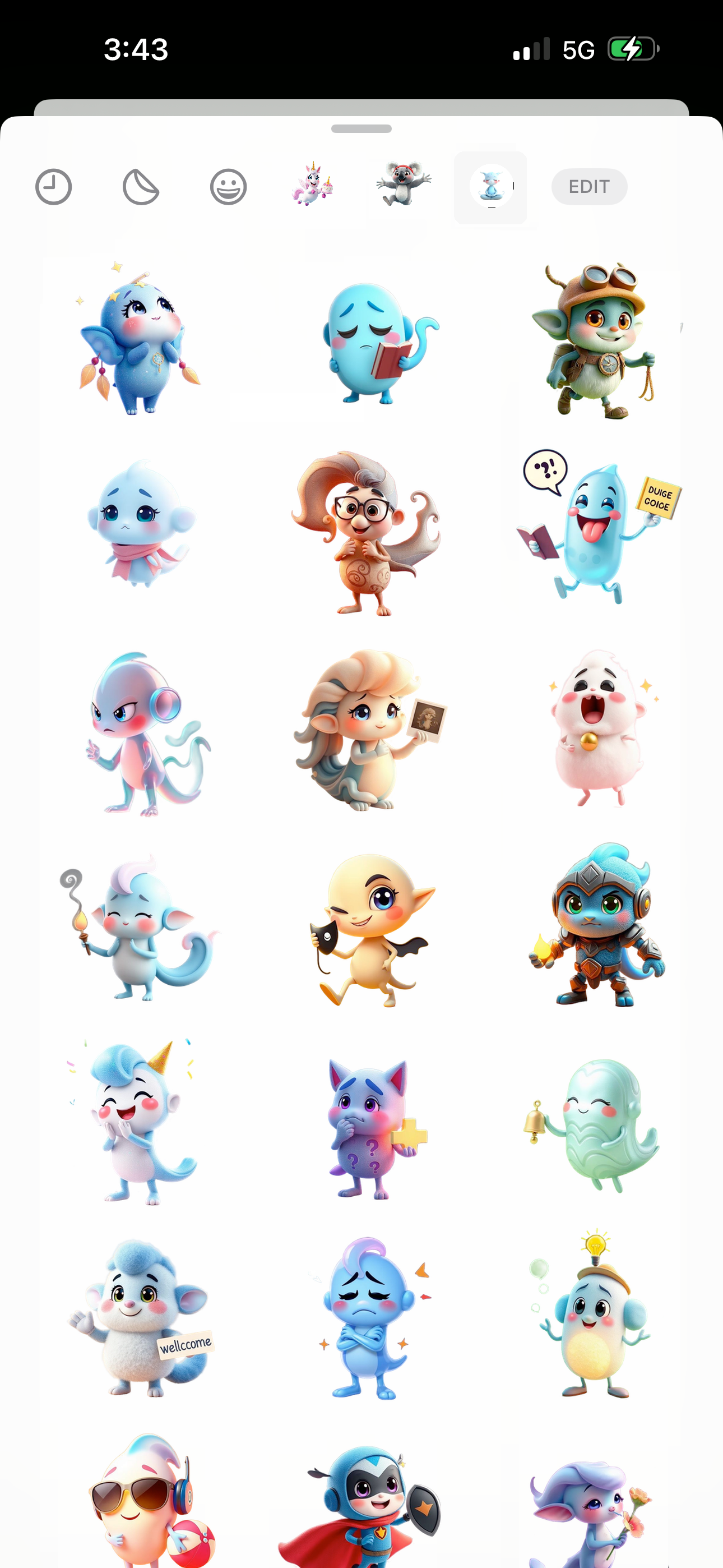 Whispering Echo Stickers screenshot 2