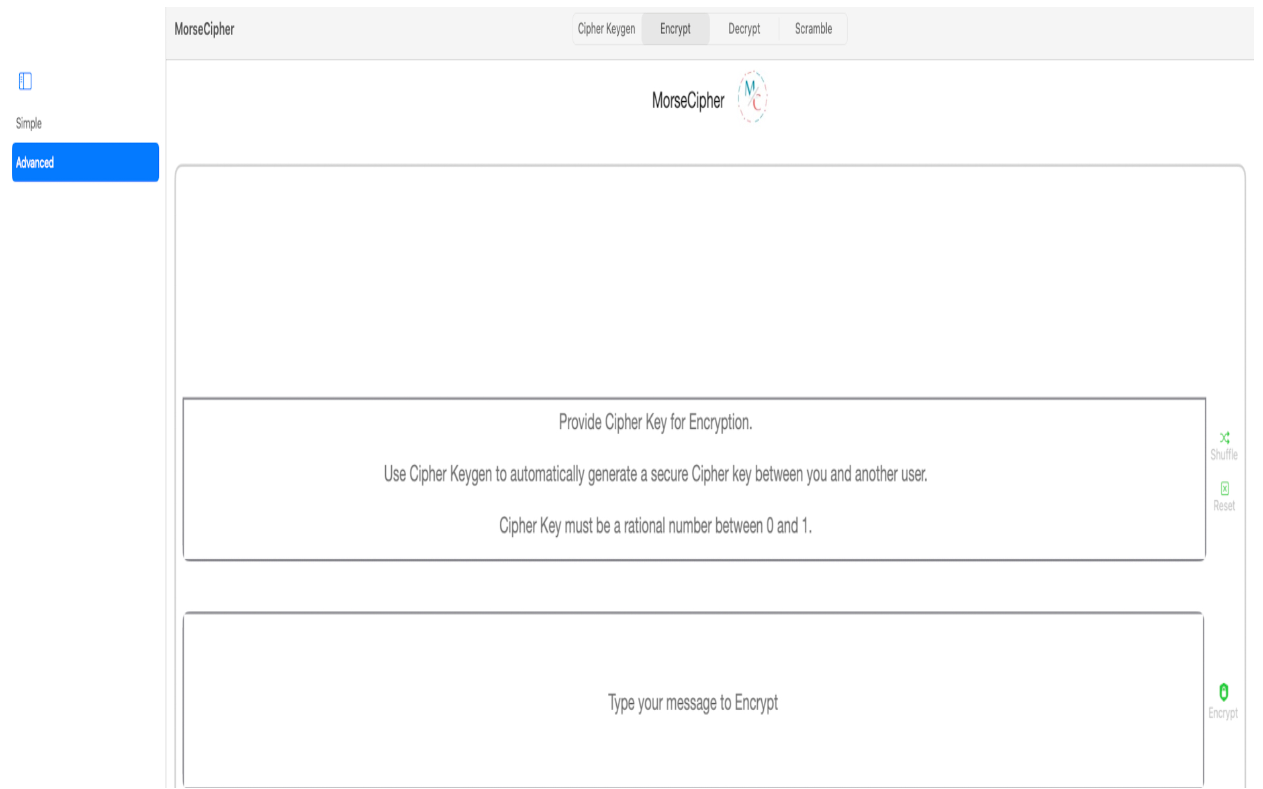 MorseCipher screenshot 22