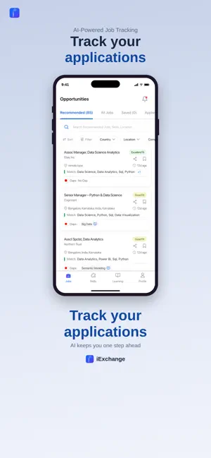 iExchange: Jobs, Learn, Grow screenshot 1