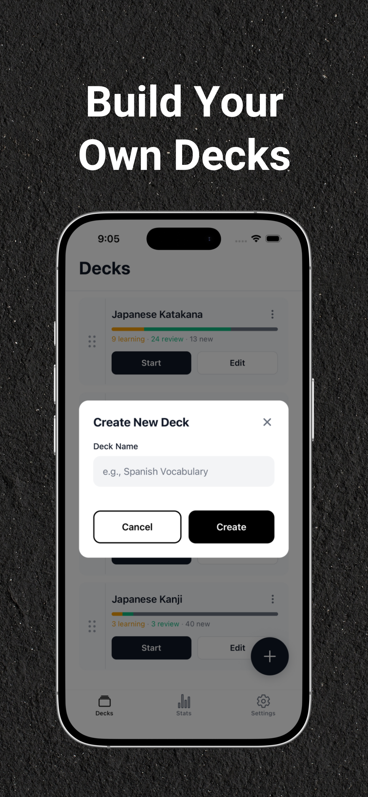 Decks: Language Flashcards