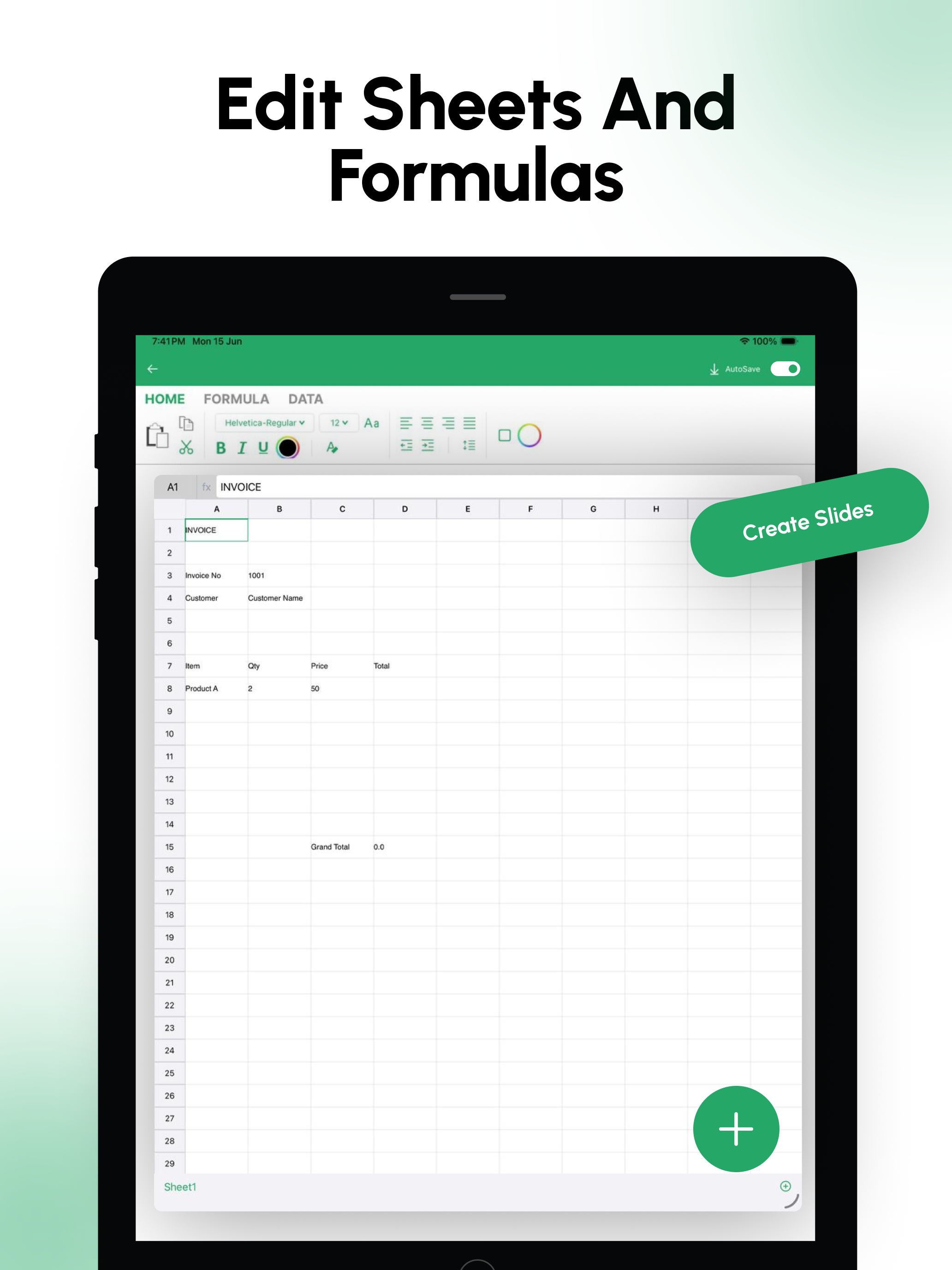 XLSX Spreadsheets Editor screenshot 10