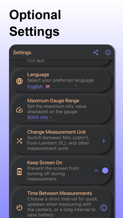 Screen Brightness Nits Meter screenshot-5