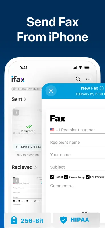 Fax Sending App Ad Free Faxes screenshot 1 of 10