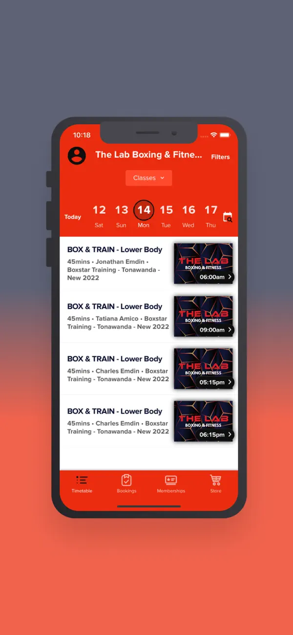Screenshot #3 pour The Lab Boxing & Fitness