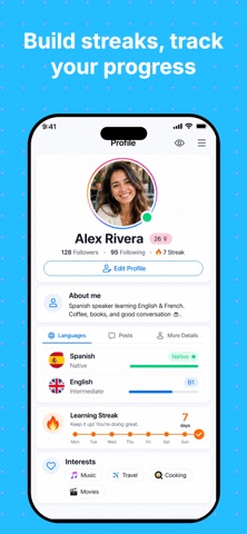 SpeakFam: Language Exchange iPhone screenshot