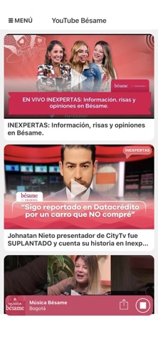 BésameFM para iPhone Screenshot 4 of 5