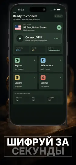 Скриншот Дед VPN - Супер Быстрый ВПН. на iPhone 4