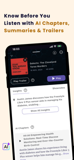 AI Podcast Player: Podurama screenshot 2